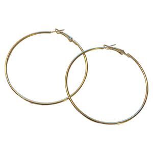 Silver Oversized Hoop Earrings NEW